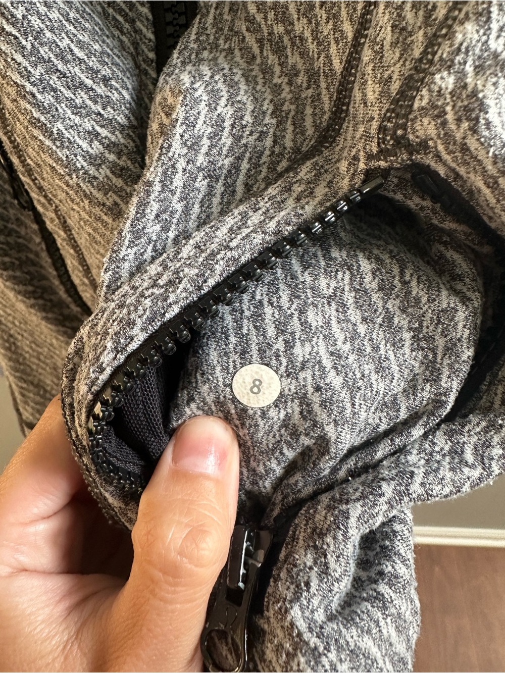 lululemon athletica Gray Textured Full-Zip Define Jacket - Picture 8 of 8